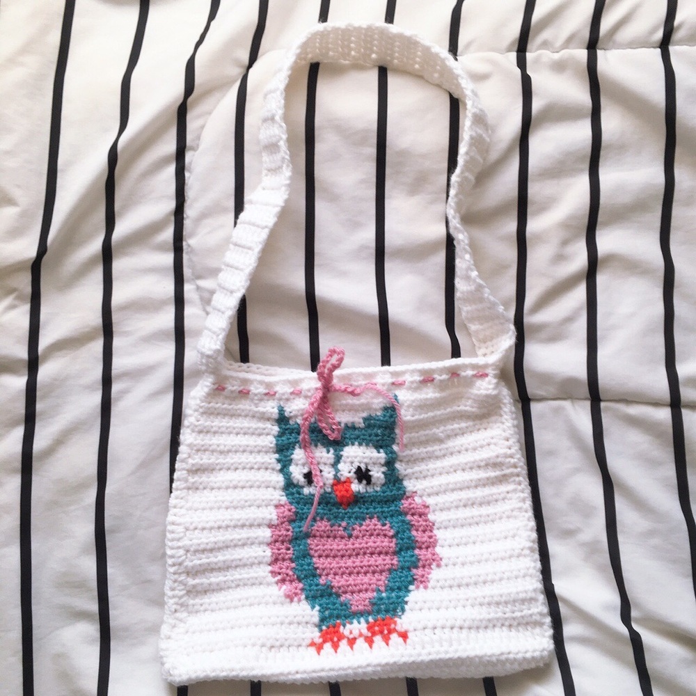 Handmade Owl Shoulder Bag